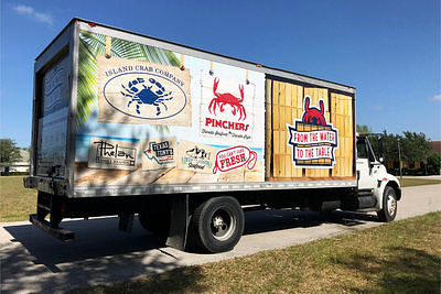 Island Crab Co. Vehicle Wrap vehicle wrap