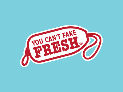 You Can't Fake Fresh Tagline Graphic