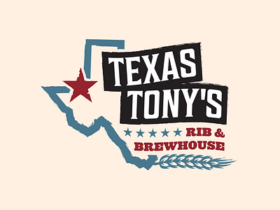 Texas Tony's Rib & Brewhouse Logo Design