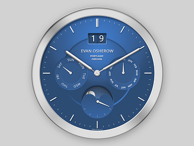 EvanOsherow.com clock watch