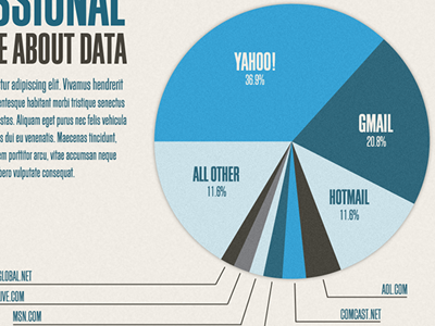 Info graphic pie