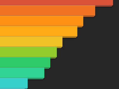 Bar Chart bar bar chart dashboard info graphic rainbow