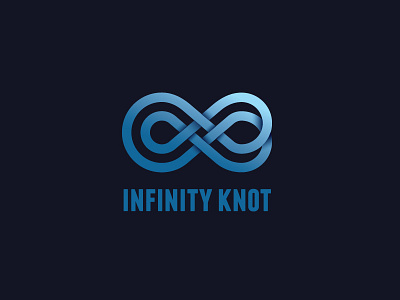 Infinity Knot Logo Template branding connection design graphic infinity knot link modern vector vintage