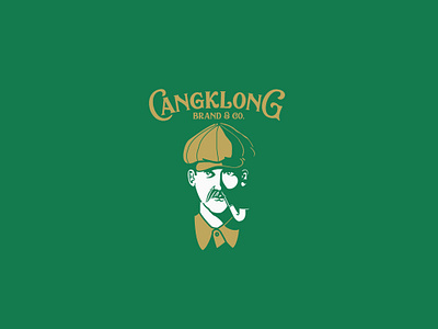 Cangklong Logo Template bar branding cafe cangklong cigarette company design graphic industrial labour modern pipe restaurant shop vector vintage