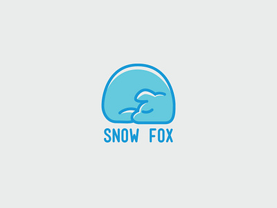 Snow Fox Logo Template