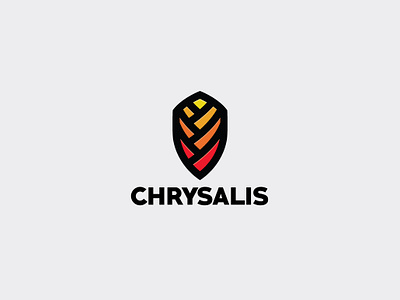 Chrysalis Logo Template born branding care childbirth children chrysalis cocoon community company design graphic health healthy incubaton modern newborn organization pupa vector vintage