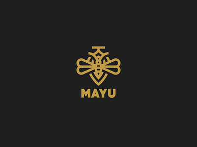 Mayu Logo Template born branding care childbirth children chrysalis cocoon design graphic health healthy incubaton insect mayu metamorphosis newborn pupa rise up risen vector