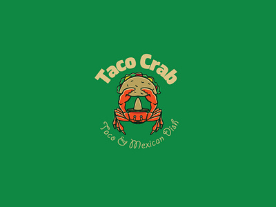Taco Crab Logo Template branding business cafe club community company corporate crab design dish food graphic mexican modern organization taco vector vendor vintage