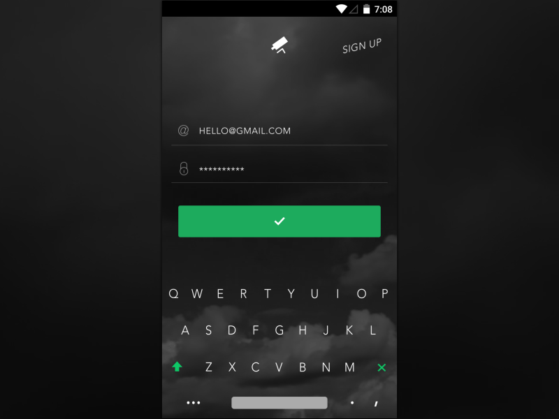 Login Screen animation concept gif login signin ui ux