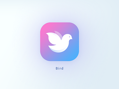 Bird bird design logo