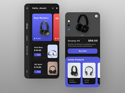 E-commerce - Mobile App app design ecommerce ui ux