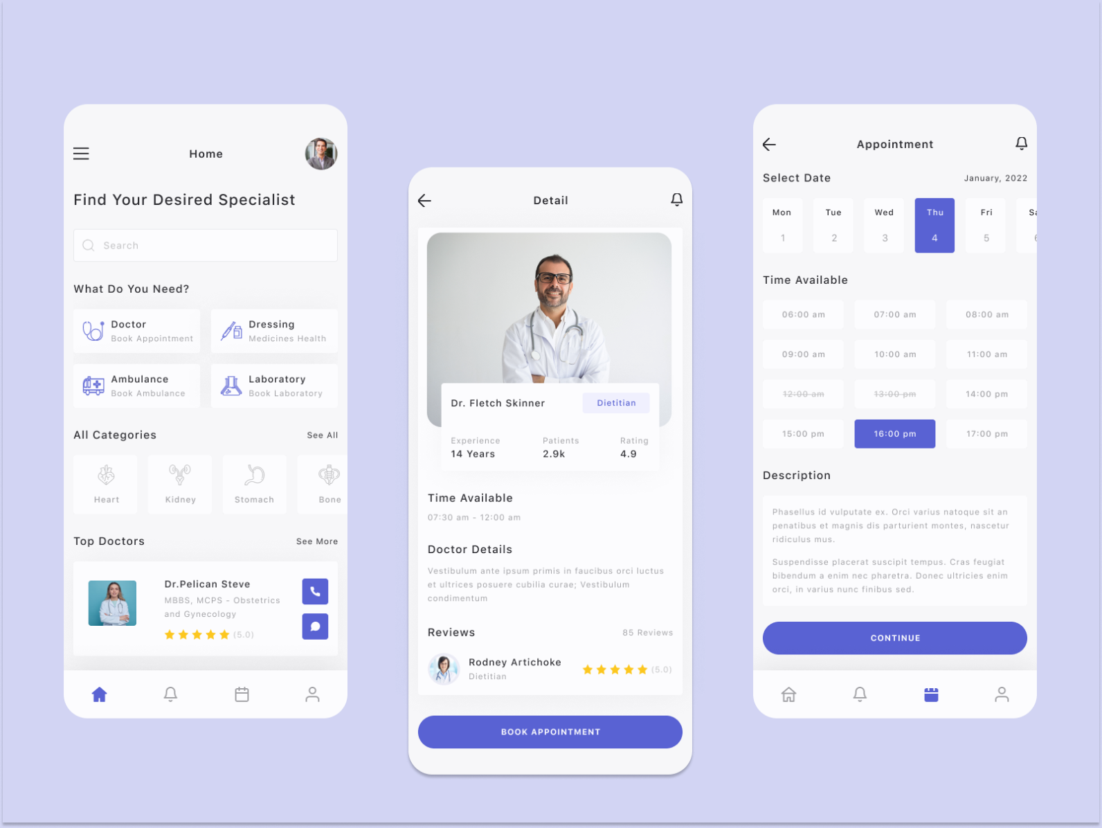 Book Appointment - Doctors by XDcrown on Dribbble