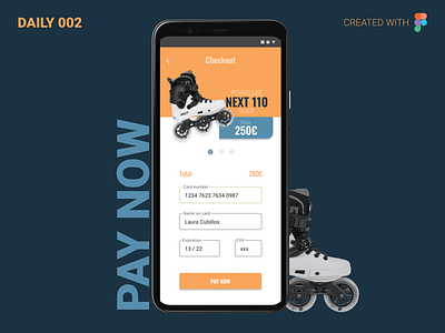 Daily 002 - Pay now design graphic design illustration ui ux vector