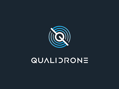 Qualidrone branding identity logo