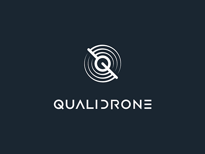 Qualidrone - Mono branding identity logo