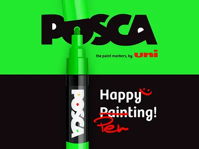 Posca Ad branding posca