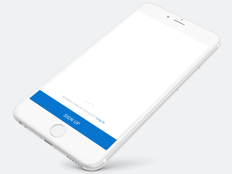 iOS Onboarding android animation app flat gif icons ios motion onboarding signup