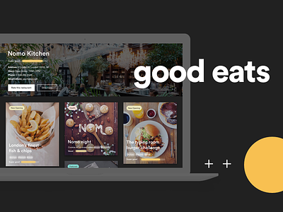 City Bites dark mode design discover eat explore food food and beverage responsive travel web website world