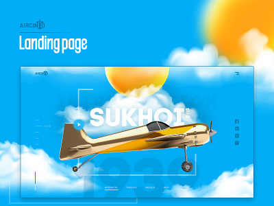 Aircinto | Ui Ux Concept Landing Page