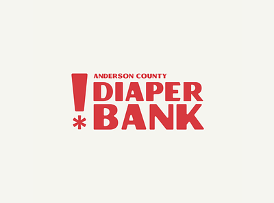 Brand Identity - Anderson County Diaper Bank branding design graphic design greenville sc logo