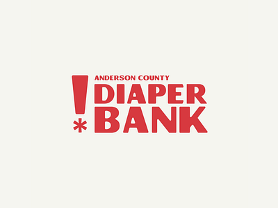 Brand Identity - Anderson County Diaper Bank branding design graphic design greenville sc logo