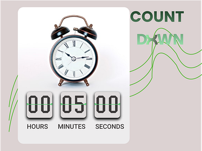 Count down timer dailyui design graphic design illustration logo mobile app ui ux