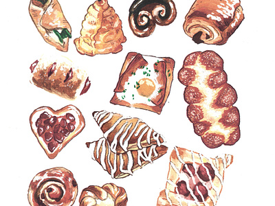 Pastries Painting