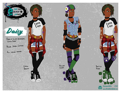 Concept Art: Daisy character design concept art illustration