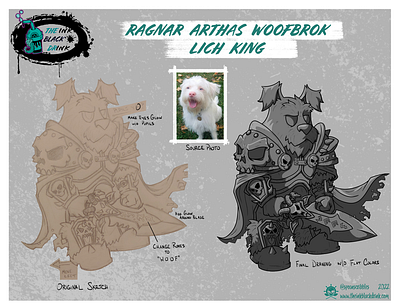 Concept Art: Ragnar, Lich King character design concept art illustration
