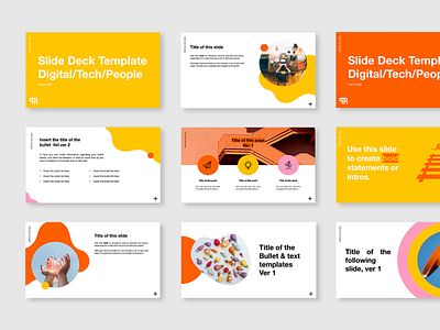 Slide deck part 2 branding design graphic design illustration presentation design slide deck