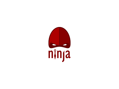 Ninja logo concept head kunai logo logotype mark mascot mask ninja symbol