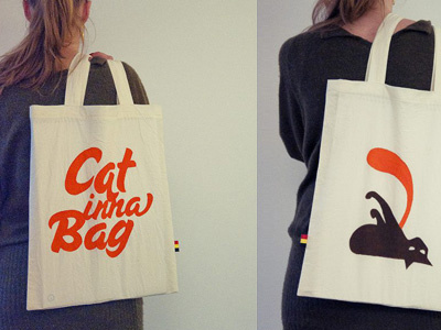 CatInnaBag bag print