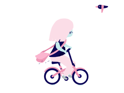 Lucky day animation gif loretaisac motion ‎getlucky‬ ‪‎biking‬ ‪‎love‬