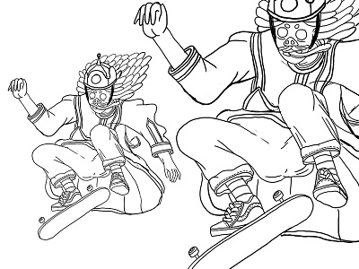 Skater ‎wip‬ ‪‎art‬ ‪‎drawing‬ ‪‎illustration‬ ‪‎mongolia‬ ‪‎skateboarding‬ ‪‎skateboard‬ ‪‎skatelife‬ ‪‎skatelove‬ ‪‎skate‬