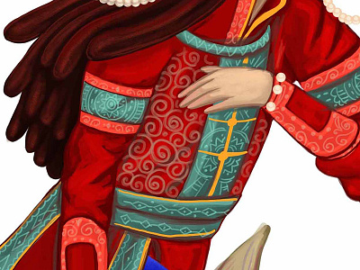 Costume detail brush costume detail illustration red skate skatelife skatelove textures