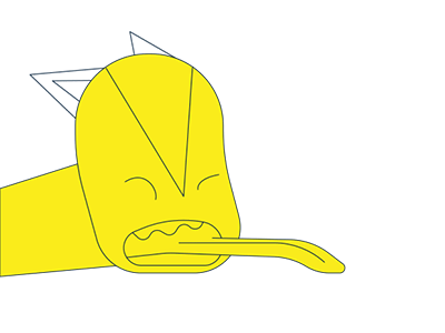 Grimace 2d animation character gif grimace illustration loretaisac yellow yellow cat