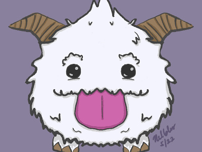 Poro - League of Legends design graphic design illustration league of legends poro