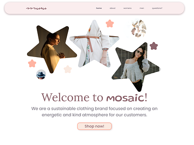 Mosaic Home Page: Hero