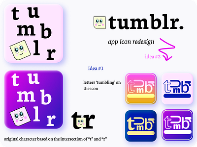 tumblr app icon design