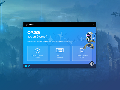 OP.GG - Overwolf by selinyoon for OP.GG on Dribbble