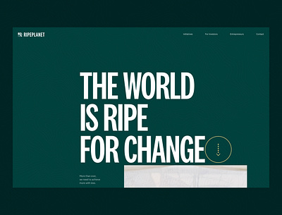 Ripeplanet design website