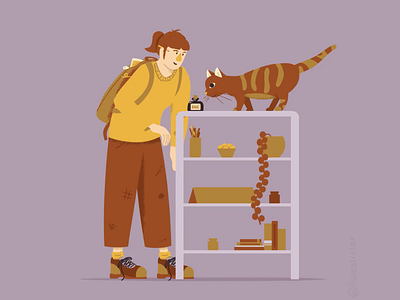 A character shopping animation character design illustration motion graphics mydribbblecharacter