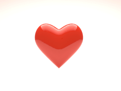 Broken heart 3D animation