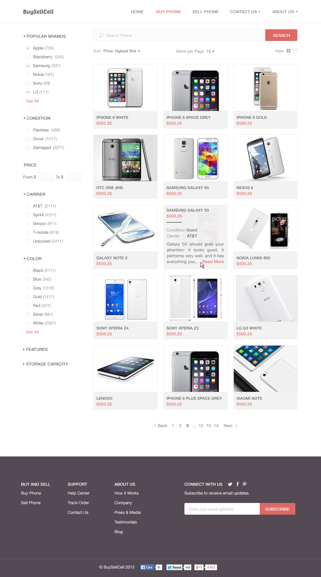 Dribbble - Product_list_page.png by Oleksandr Pronskyi