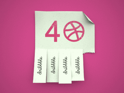 4 Dribbble Invites Giveaway