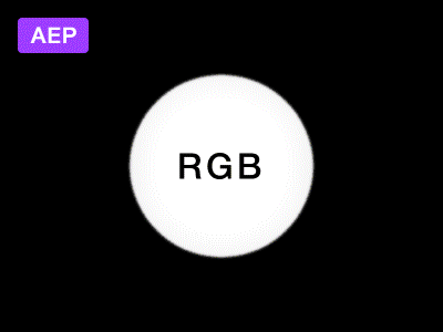 RGB transition animation freebie