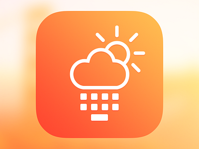 Weather App Icon by Oleksandr Pronskyi on Dribbble