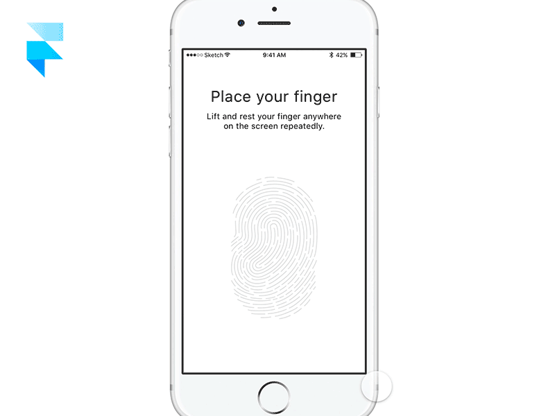 Touch ID scan Framer Freebie animation apple finger fingerprint free gif ios iphone prototype scan scanner touchid
