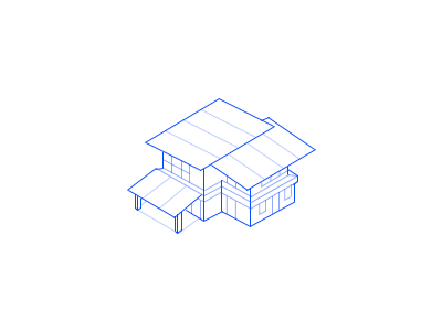 Couple of isometric icons 3d graphic icon illustration modeling panorama visualization web