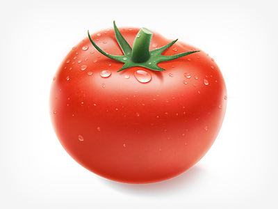 Tomato creative mints drawing drop fresh green paint photoshop pomidor red tomatoe vegetable vegitable water